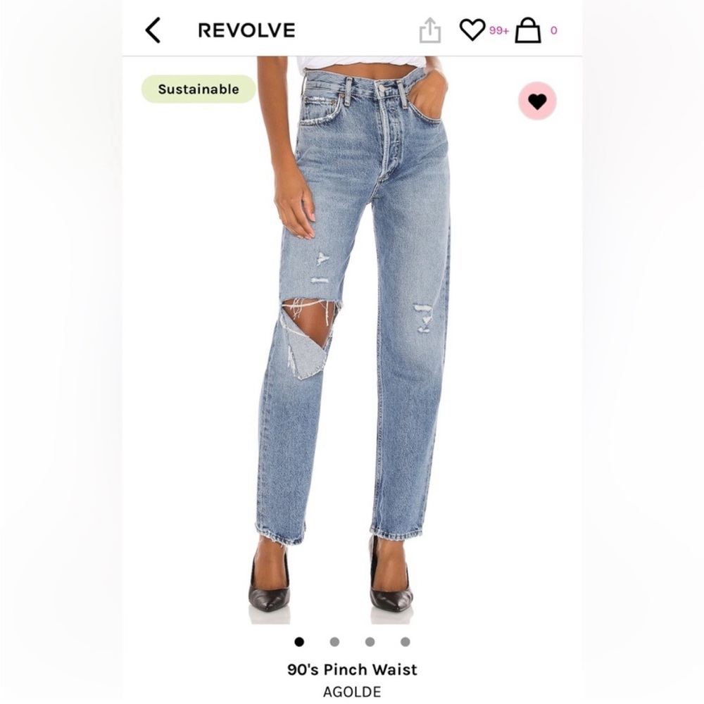 Classic AGOLDE 90’s pinch waist jeans